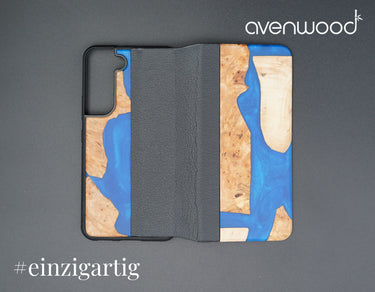 Samsung Galaxy S22 PORTO COLLECTION FLIPCASE 9225 Blau